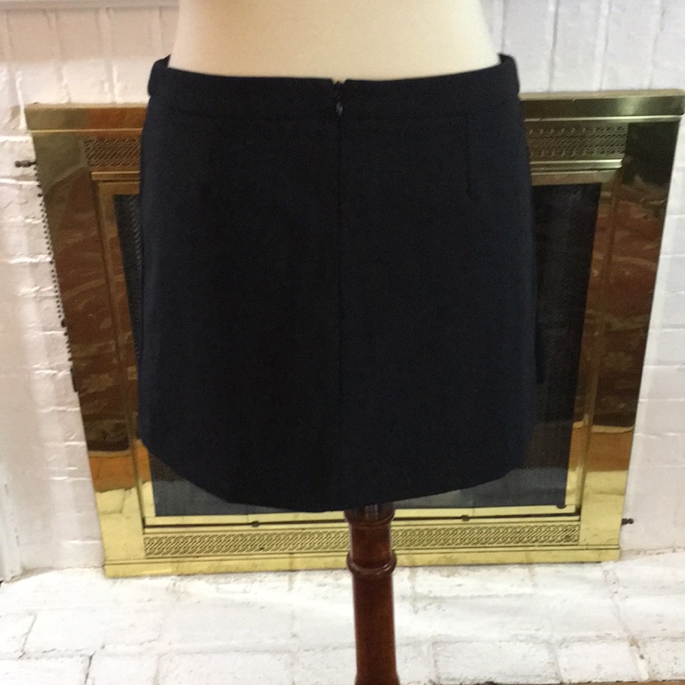 🌹Flavio Castellani Black mini skirt Sz 40🌹 - Picture 3 of 5